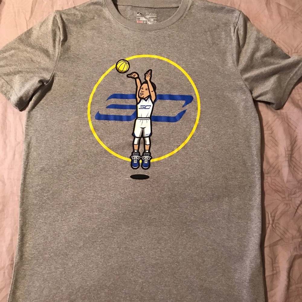 Boys Under Armour Steph Curry shirt